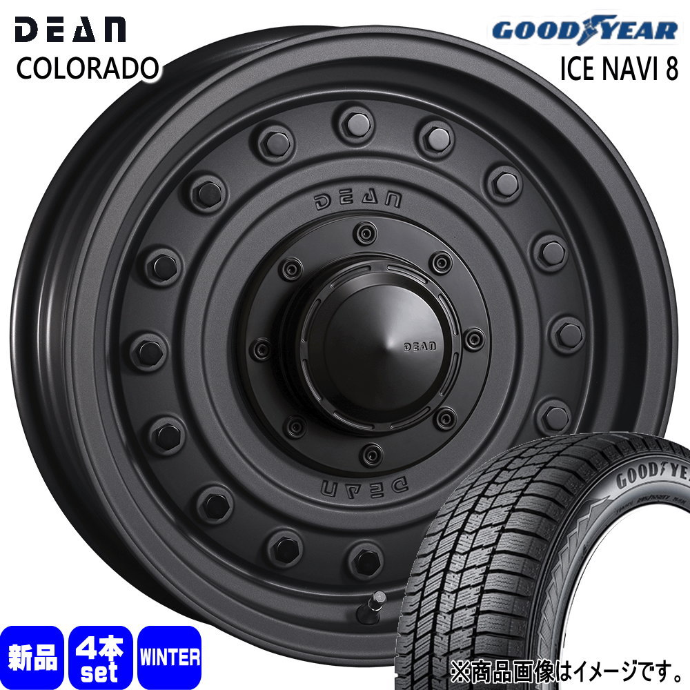 トヨタ 90系 ノア ヴォクシー/日産 ジューク グッドイヤー 205/60R16 96Q XL ICE NAVI 8 冬用 スタッドレスタイヤ DEAN COLORADO 16インチ