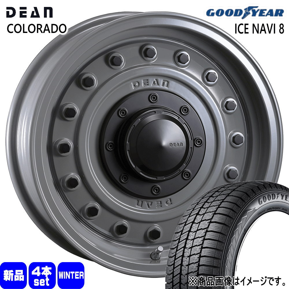 トヨタ 90系 ノア ヴォクシー/日産 ジューク グッドイヤー 205/60R16 96Q XL ICE NAVI 8 冬用 スタッドレスタイヤ DEAN COLORADO 16インチ