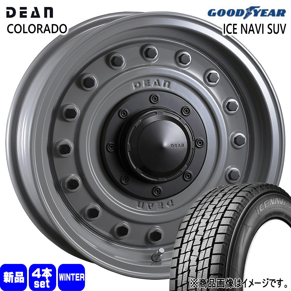 アイスナビ SUV - JB64 JB23 ジムニー 専用  グッドイヤー 235/70R16 106Q ICE NAVI SUV 冬用 スタッドレスタイヤ DEAN COLORADO 16in 車、バイク、自転車-自動車
