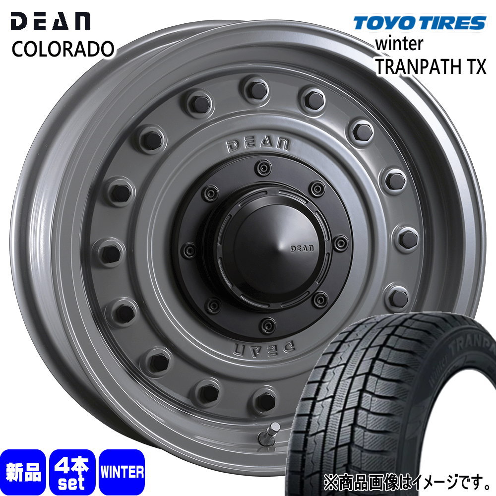 ウィンタートランパス - トヨタ ヤリスクロス/日産 J32ティアナ ステージア トーヨータイヤ 205/65R16 95Q WinterTRANPATH TX 冬用 スタッドレスタイヤ DEAN COLORADO 16in 自動車-冬タイヤ、ホイールセット