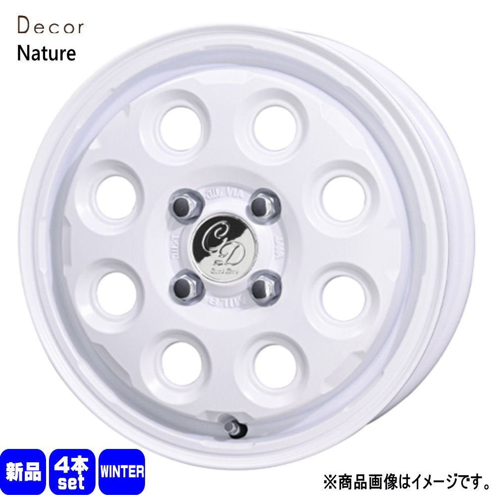 ゼスト AZワゴン パレット etc  輸入タイヤ 165/55R14  輸入タイヤ 冬用 スタッドレスタイヤ Decor Nature 14インチ