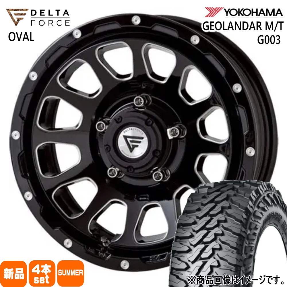 ヨコハマタイヤ - JB64 JB23 ジムニー 専用  6.50R16 97/93Q LT ヨコハマ GEOLANDAR G003 夏用 炎節タイア DELTAFORCE OVAL