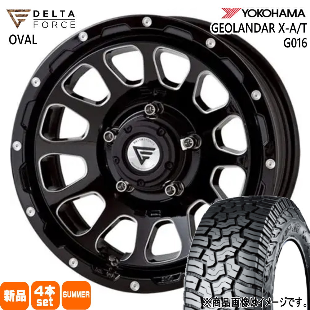 ヨコハマタイヤ - JB64 JB23 ジムニー 専用  215/70R16 100/97Q LT ヨコハマ GEOLANDAR G016 夏用 炎節タイア DELTAFORCE OVAL