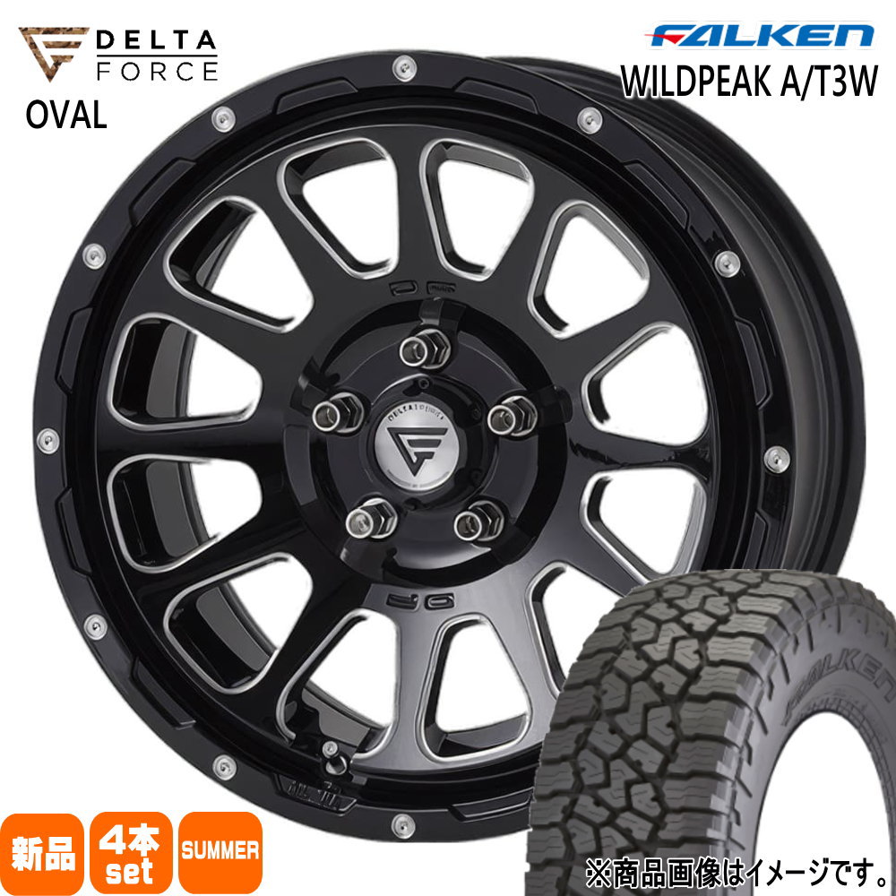三菱 デリカD5 / トヨタ RAV4 ファルケン 225/75R16 115/112Q LT WILDPEAK A/T3W 夏用 サマータイヤ OVAL 16インチ