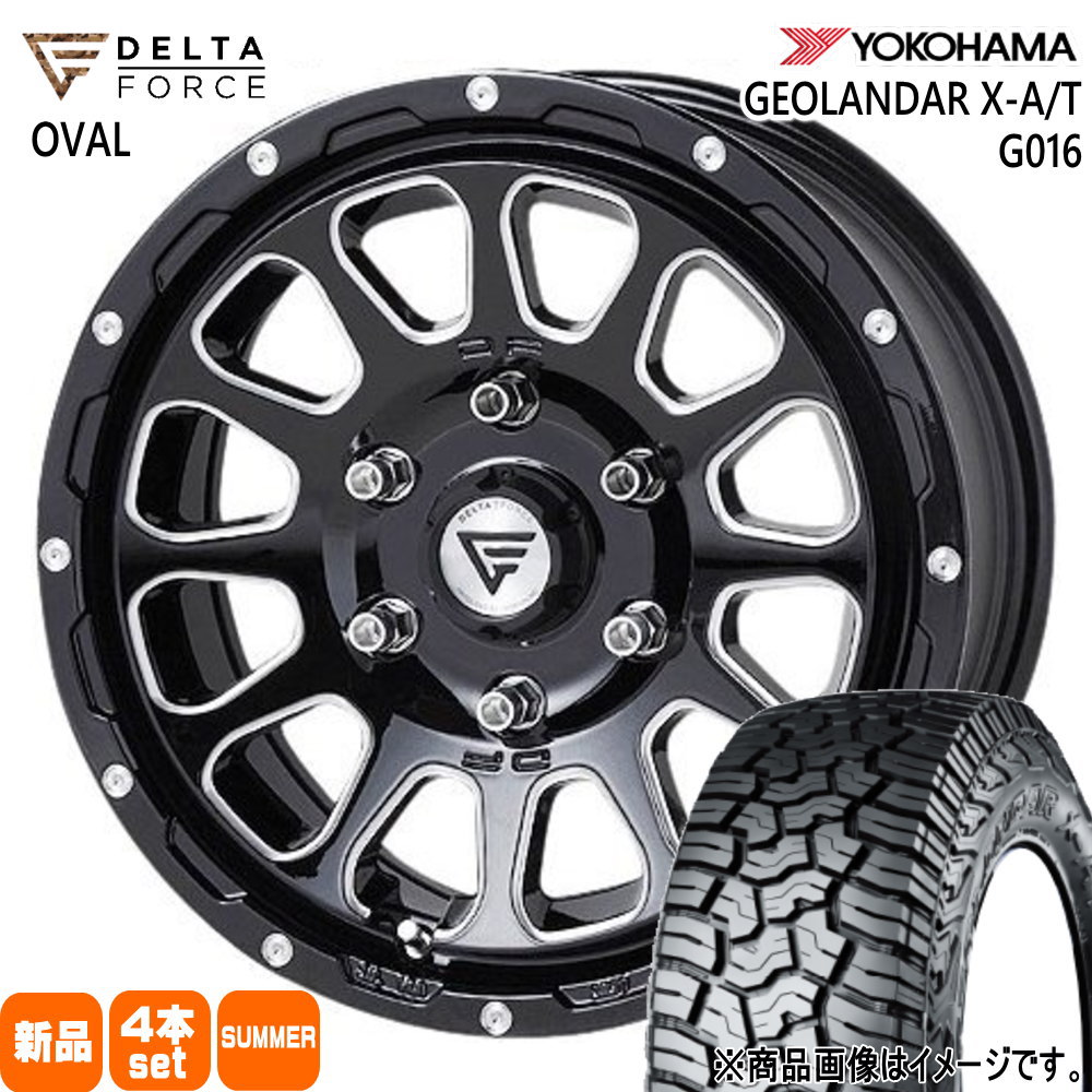 ヨコハマタイヤ - 200系 ご機嫌はやりっ子 専用  215/70R16 100/97Q LT ヨコハマ GEOLANDAR G016 夏用 炎節タイア DELTAFORCE OVAL
