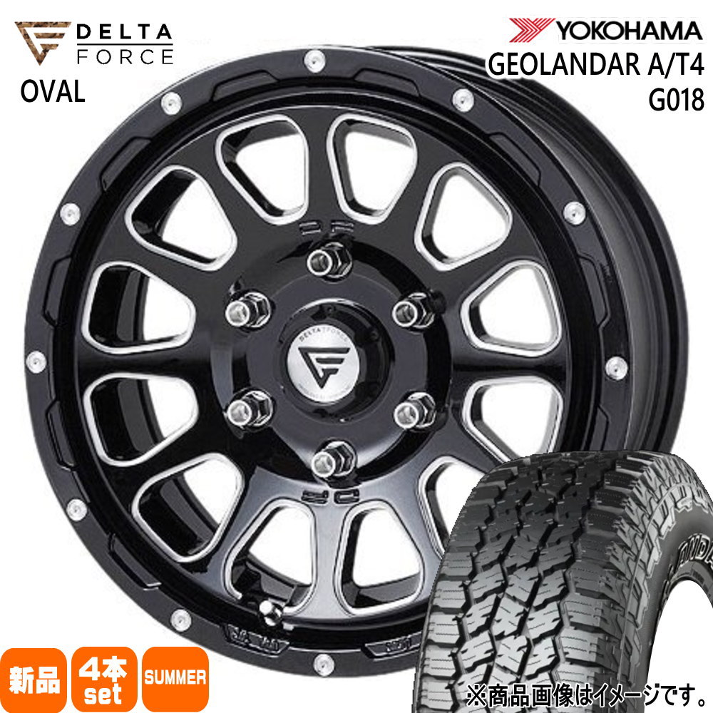 ヨコハマタイヤ - 200系 ご機嫌はやりっ子 専用  215/65R16 109/107S LT ヨコハマ GEOLANDAR G018 夏用 炎節タイア DELTAFORCE OVAL