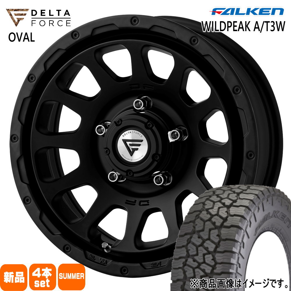 FALKEN（タイヤ） - JB64 JB23 ジムニー 専用  225/75R16 115/112Q LT ファルケン A/T3W 夏用 炎節タイア DELTAFORCE OVAL