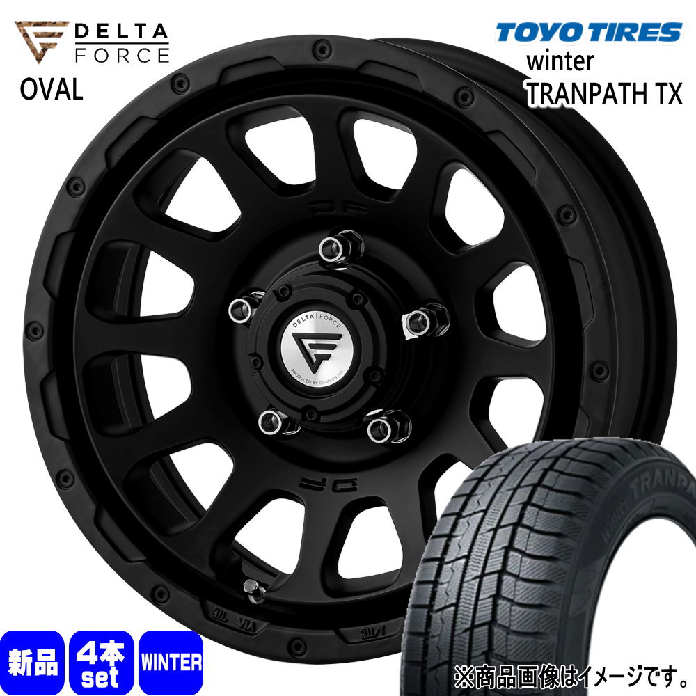 TOYO TIRES - JB64 JB23 ジムニー 専用  215/70R16 100Q トーヨータイヤ Winter TX 冬用 スタッドレスタイヤ DELTAFORCE OVAL