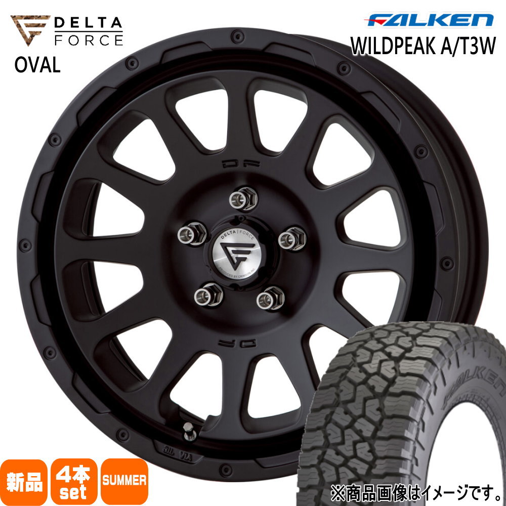 WILDPEAK - 三菱 デリカD5 / トヨタ RAV4 ファルケン 225/75R16 115/112Q LT A/T3W 夏用 朱夏タイア OVAL 16in 自動車-夏タイヤ、ホイールセット-タイヤ、ホイール