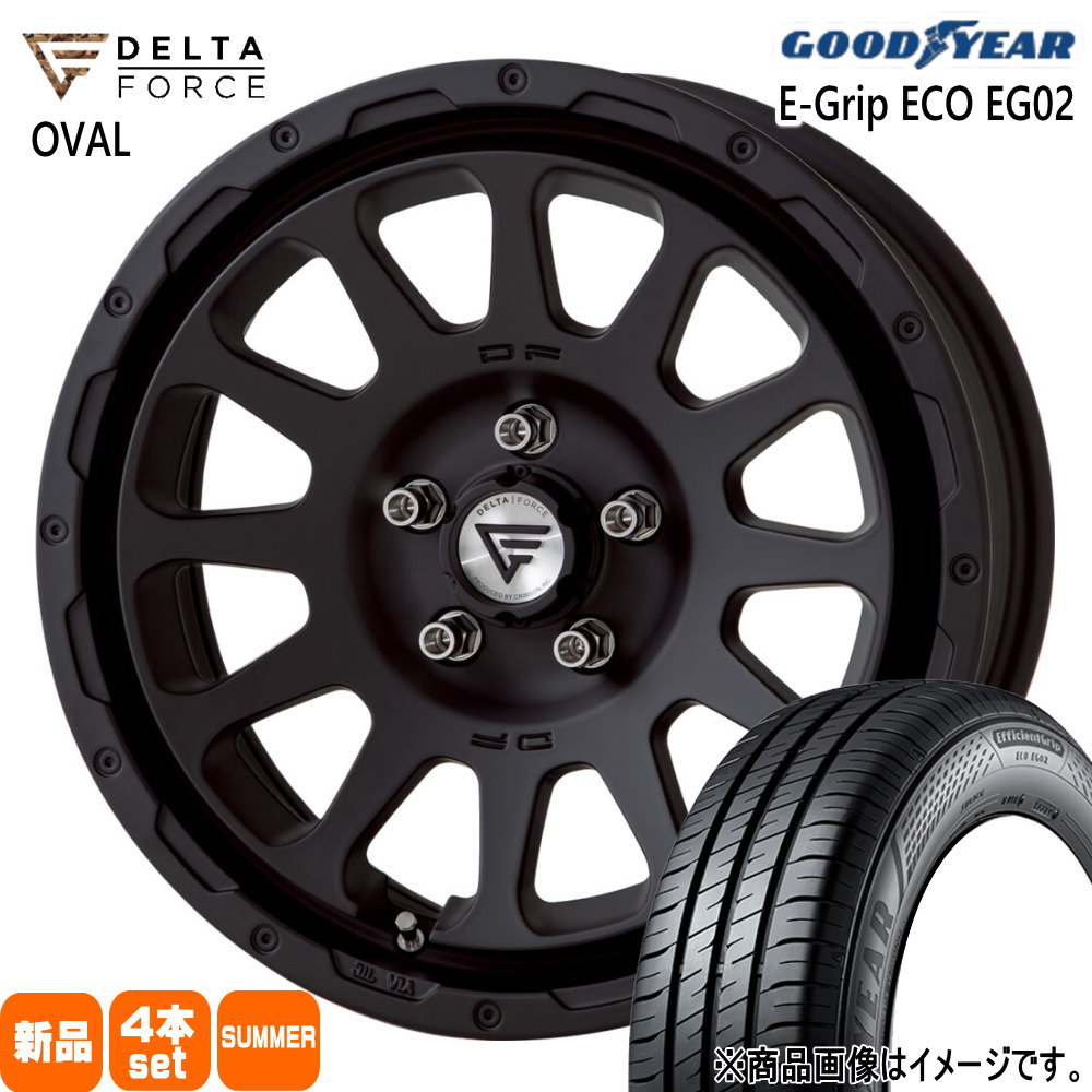 トヨタ 90系 ノア ヴォクシー/日産 ジューク グッドイヤー 205/60R16 92H EfficientGrip ECO EG02 夏用 サマータイヤ OVAL 16インチ