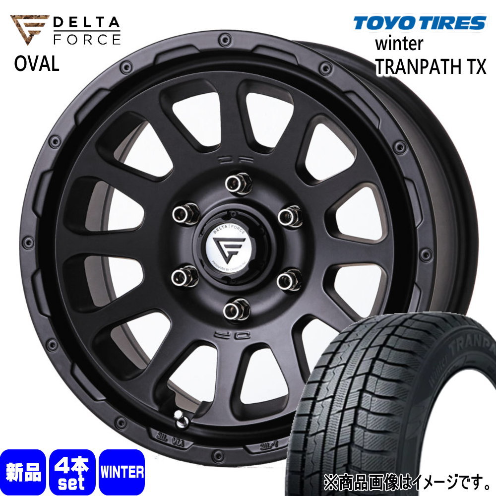 TOYO TIRES - 200系 ご機嫌はやりっ子 専用  215/65R16 98Q トーヨータイヤ Winter TX 冬用 スタッドレスタイヤ DELTAFORCE OVAL