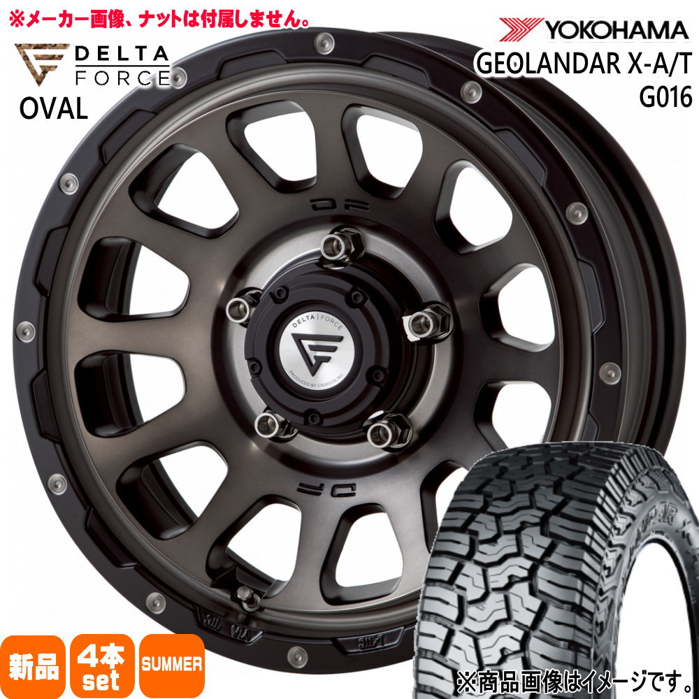 JB74 ジムニーシエラ 専用  ヨコハマ 215/70R16 100/97Q LT GEOLANDAR X-AT G016 夏用 サマータイヤ OVAL 16インチ
