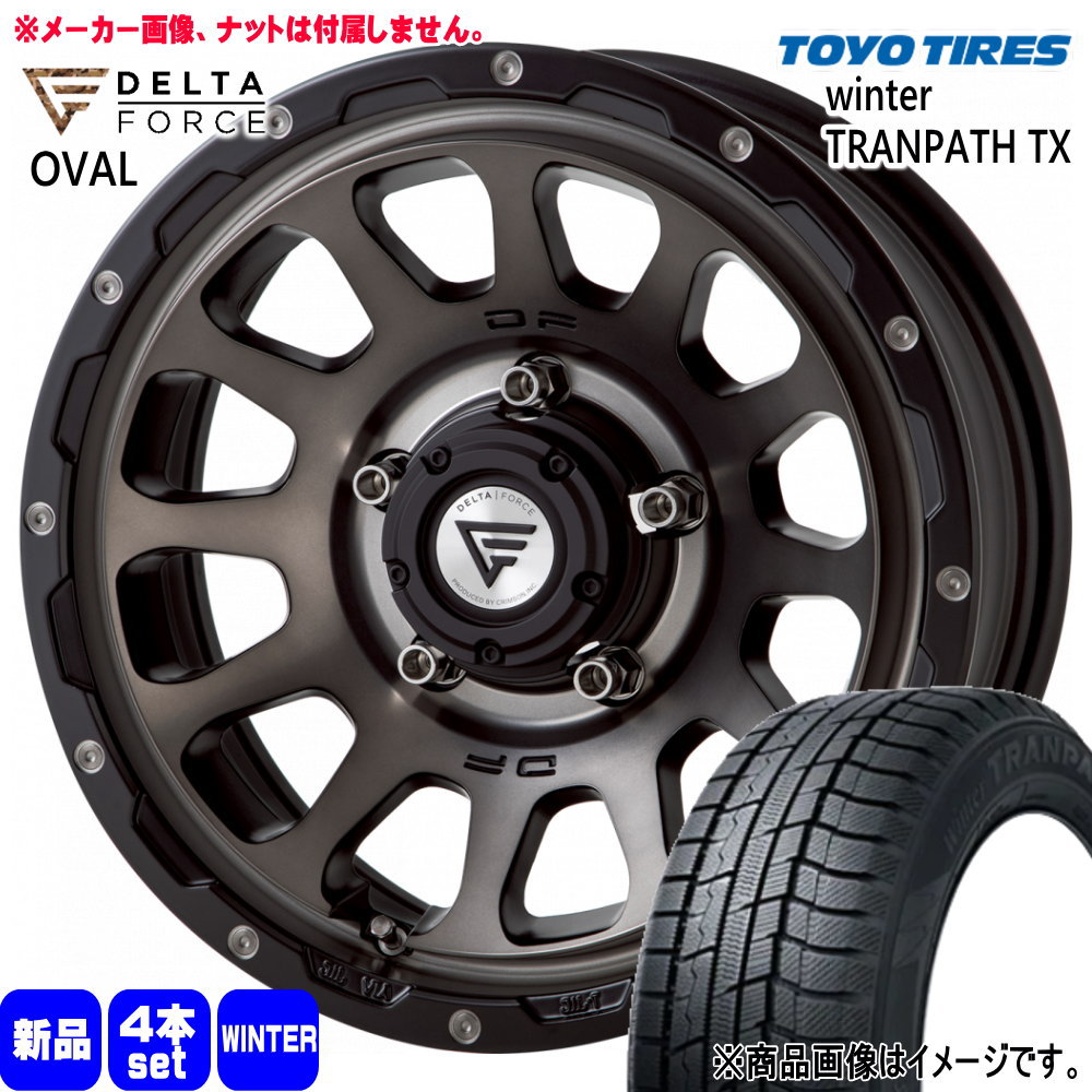 JB74 ジムニーシエラ 専用  トーヨータイヤ 215/70R16 100Q WinterTRANPATH TX 冬用 スタッドレスタイヤ OVAL 16インチ