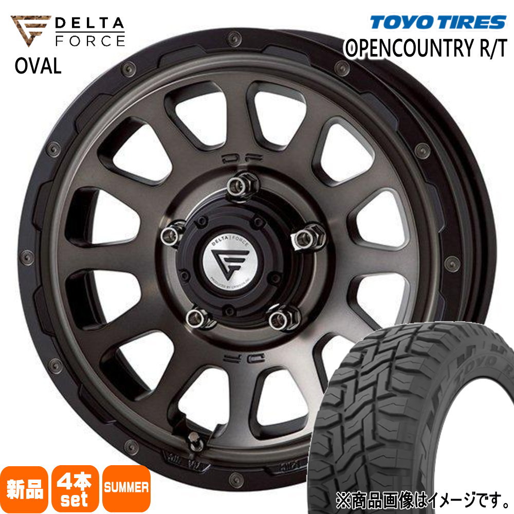 TOYO TIRES - JB74 ジムニーシエラ JC74 ノマド 215/70R16 100Q トゥーヨー OPENCOUNTRY R/T 夏用 炎節タイア DELTAFORCE OVAL