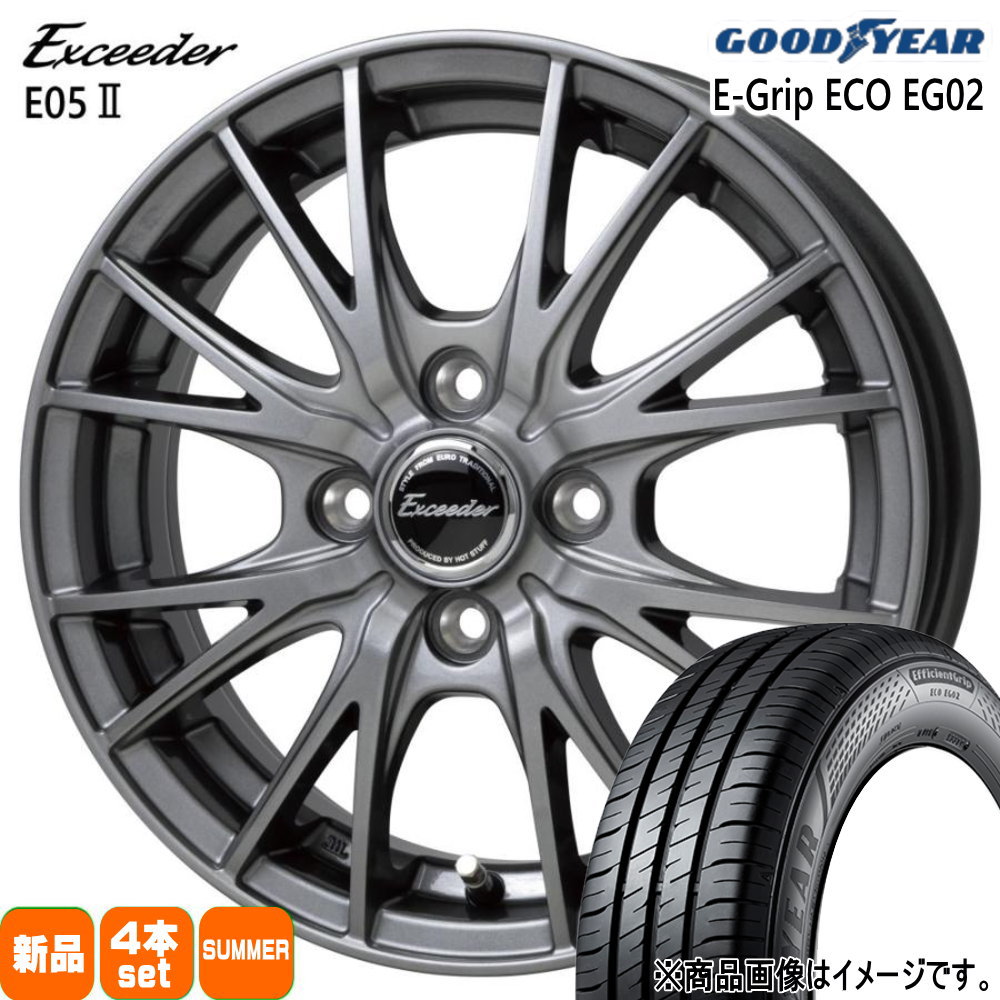 送料込☆新品グッドイヤーEG02　165/60R15セット☆ハスラー・デリカミニ グッドイヤー（GOODYEAR） 軽自動車 ハスラー デリカミニ4WD