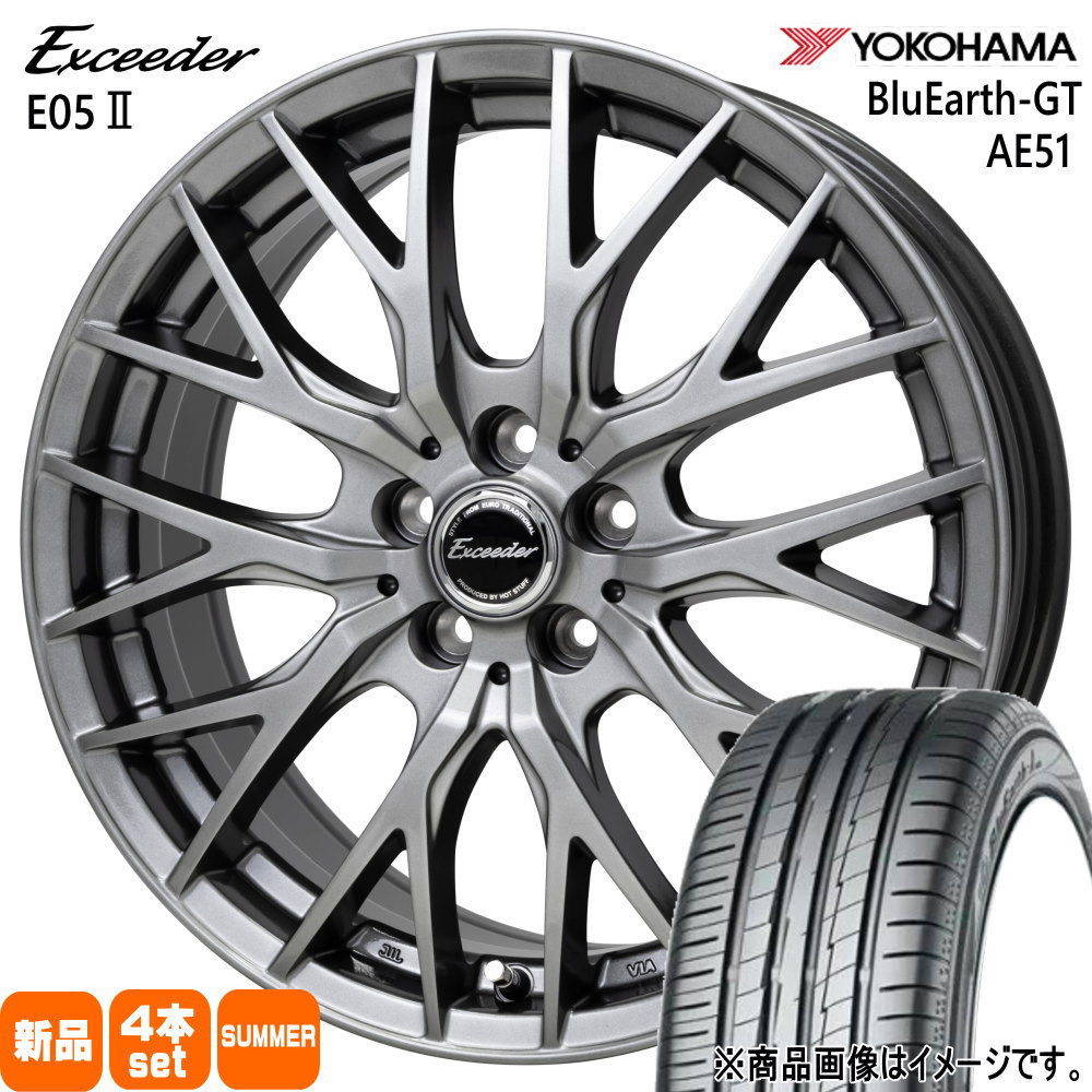 BluEarth オーリス ジェイド etc ヨコハマ GT AE51 225/40R18 夏タイヤ 