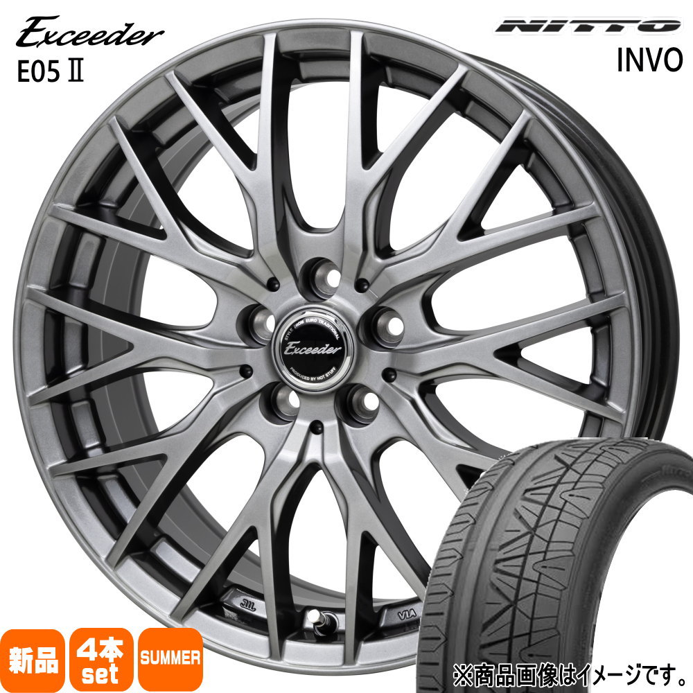 アルファード ヴェルファイア  ニットー 245/40R19 98W XL INVO 夏用 サマータイヤ Exceeder E05 2