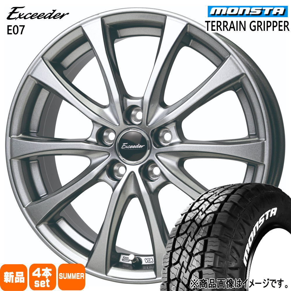 スバル フォレスター SJ系 etc  モンスタ 225/65R17 106T TERRAIN GRIPPER 夏用 サマータイヤ Exceeder E07 17インチ