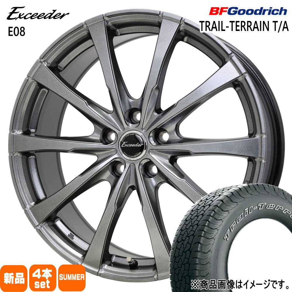 トヨタ RAV4  BFグッドリッチ 245/65R17 111T XL TRAIL-TERRAIN T/A 夏用 サマータイヤ Exceeder E08