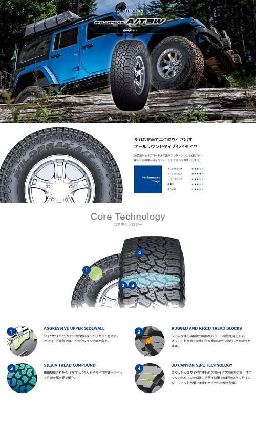 WILDPEAK JB64 JB23 ジムニー 専用 ファルケン 225/75R16 115/112Q LT