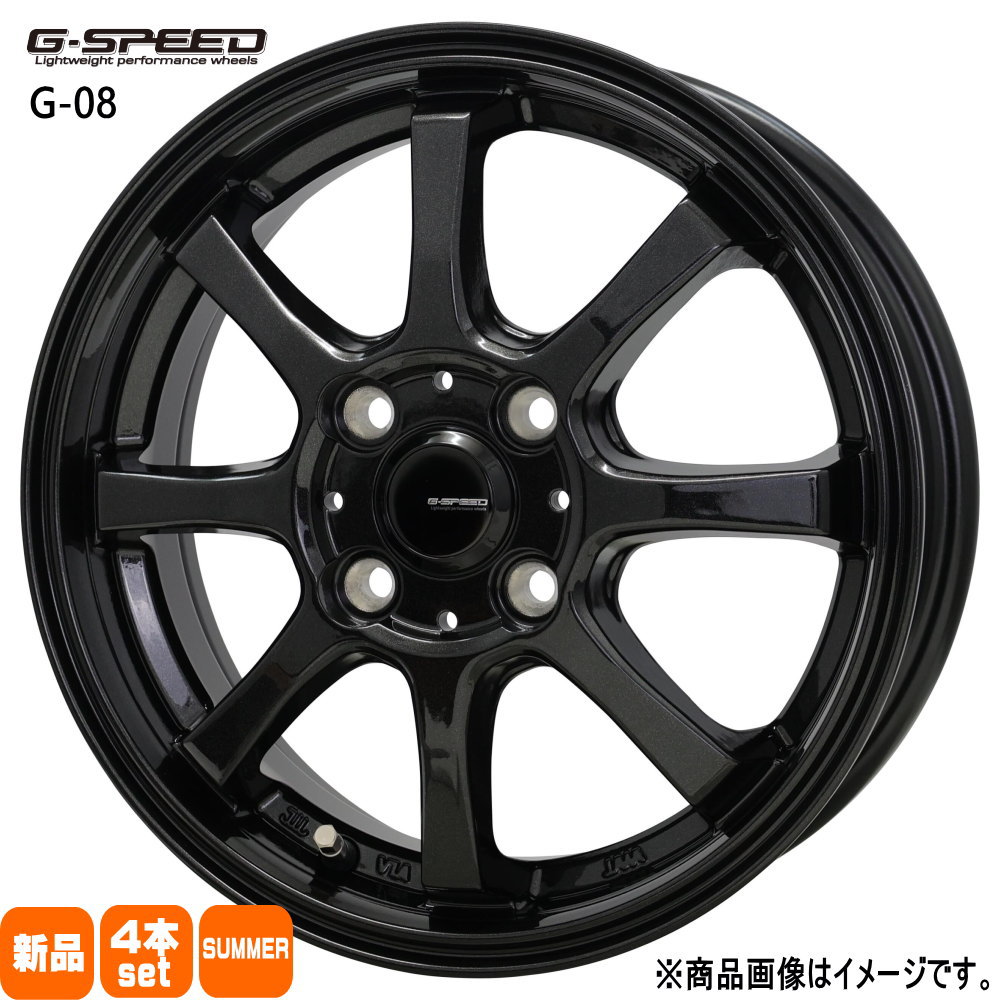 フィットクロスター E12ノート MAZDA2 輸入タイヤ 185/70R14 夏タイヤ G・Speed G 08 5.5J 4穴 4/100 14インチ : g08 1455434100 ystire 1857014 : タイヤショップ78