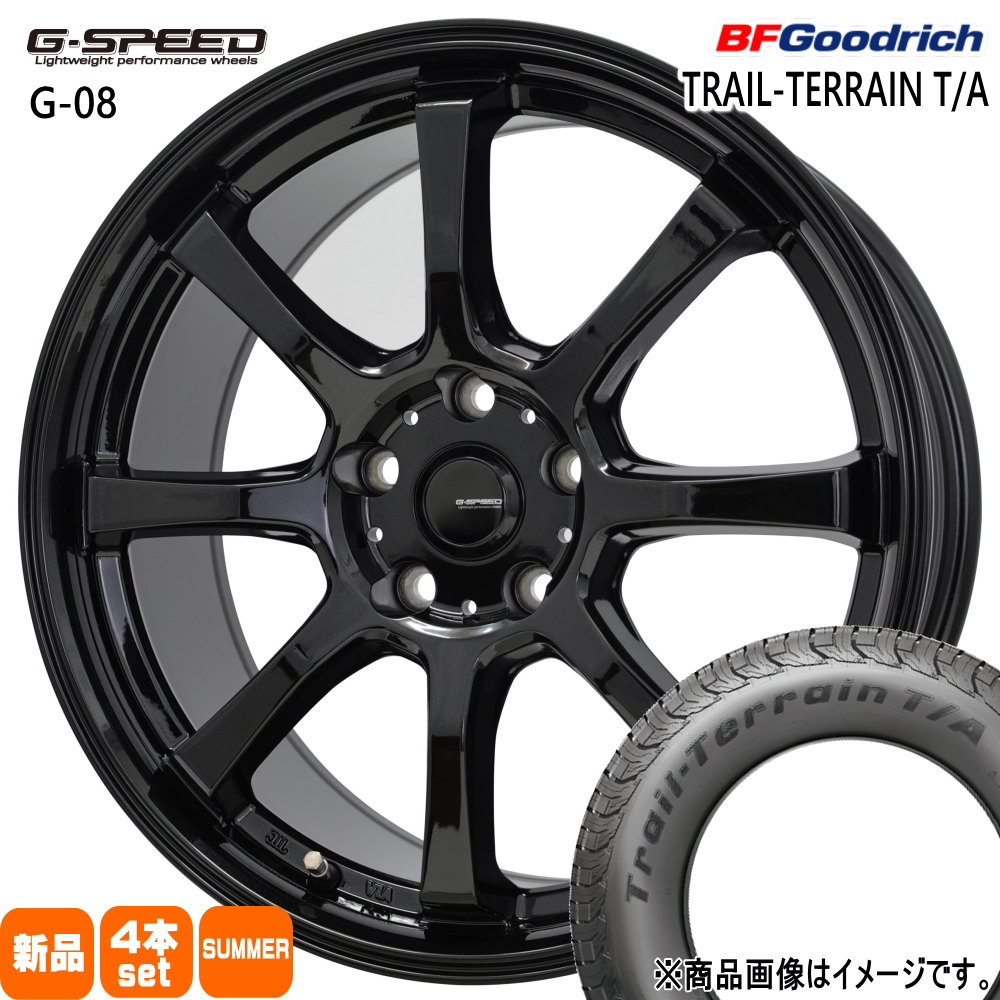 T30/T31エクストレイル /20系ヴェルファイア BFグッドリッチ 215/60R17 96H TRAIL-TERRAIN T/A 夏用 サマータイヤ G・speed G-08 17インチ
