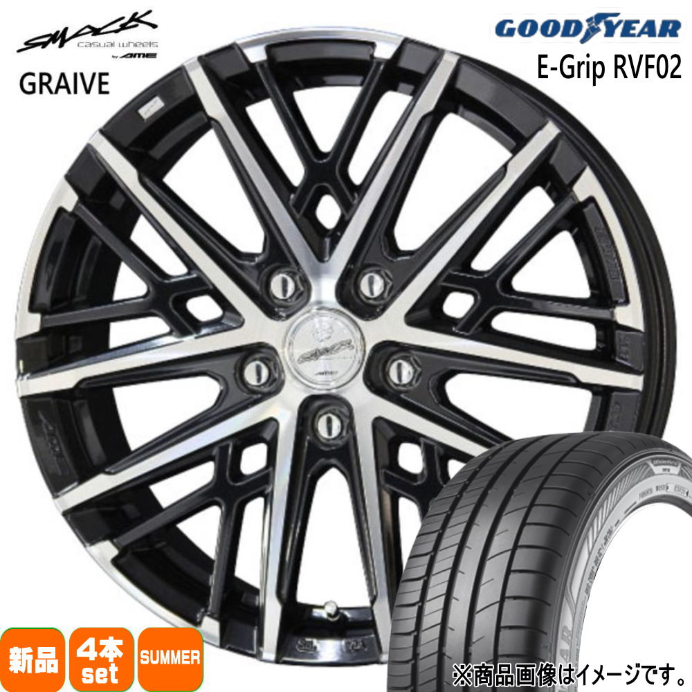 グッドイヤー - XV GP系 フォレスター SH系  225/55R17 101V EfficentGrip RVF02 夏用 朱夏タイア SMACK GRAIVE 自動車-タイヤ、ホイール