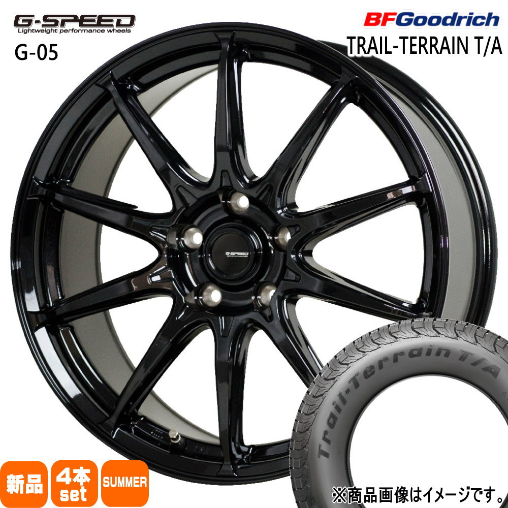 T30/T31エクストレイル /20系ヴェルファイア BFグッドリッチ 215/60R17 96H TRAIL-TERRAIN T/A 夏用 サマータイヤ G・speed G-05 17インチ