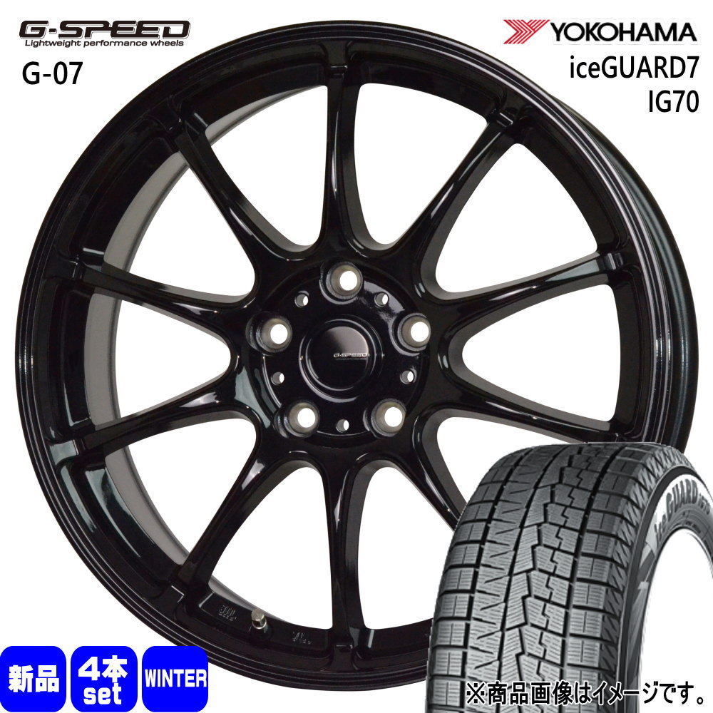 SAI プリウスα ヨコハマ iceGUARD7 IG70 225/40R18 冬タイヤ G