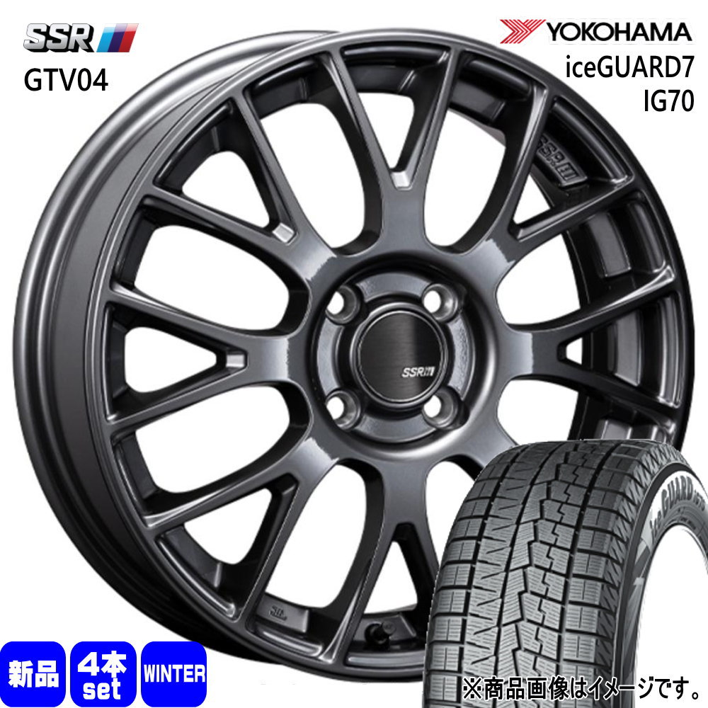 iceGUARD - タフト ハスラー デリカミニ4WD アトレー アゲトラ  ヨコハマ 165/65R15 81Q 7 IG70 冬用 スタッドレスタイヤ GTV04 15in 車、バイク、自転車-冬タイヤ、ホイールセット