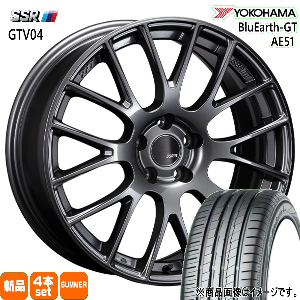 GS アコード  ヨコハマ 235/45R18 94W BluEarth-GT AE51 夏用 サマータイヤ GTV04 18インチ