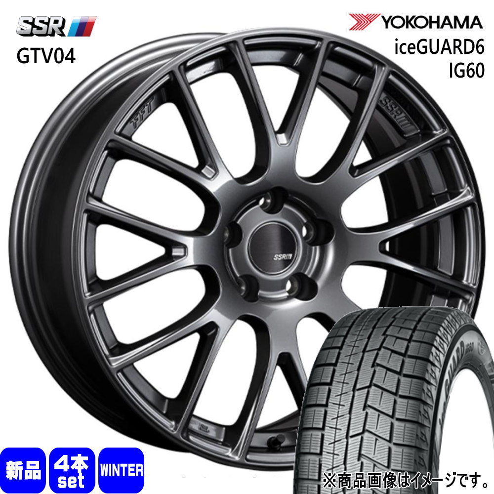 MAZDA3 ヨコハマ iceGUARD6 IG60 205/55R17 冬タイヤ SSR GTV04 7.0J 5穴 5/114.3 17インチ : gtv04 mg 1770505114 ig60 2055517 : タイヤショップ78