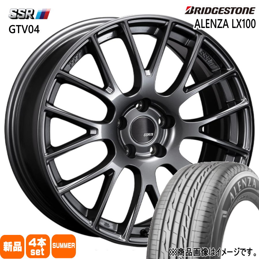 トヨタ RAV4 ブリヂストン ALENZA LX100 245/65R17 夏タイヤ SSR GTV04 7.0J 5穴 5/114.3 17インチ : gtv04 mg 1770425114 lx100 2456517 : タイヤショップ78