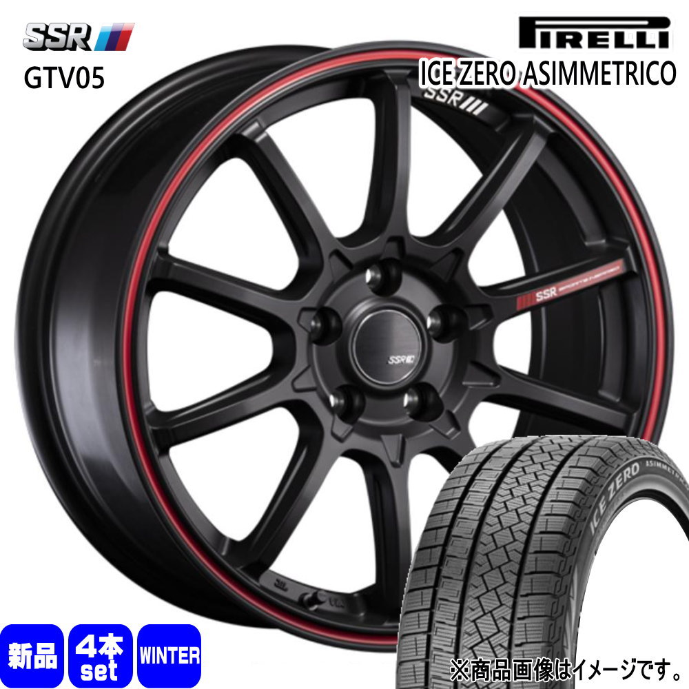 アルファード 20系 30系 ピレリ ICE ZERO ASIMMETRICO SUV 235/50R18 冬タイヤ SSR GTV05 8.0J 5穴 5/114.3 18インチ : gtv05 fbr 1880385114 icezea 2355018 : タイヤショップ78