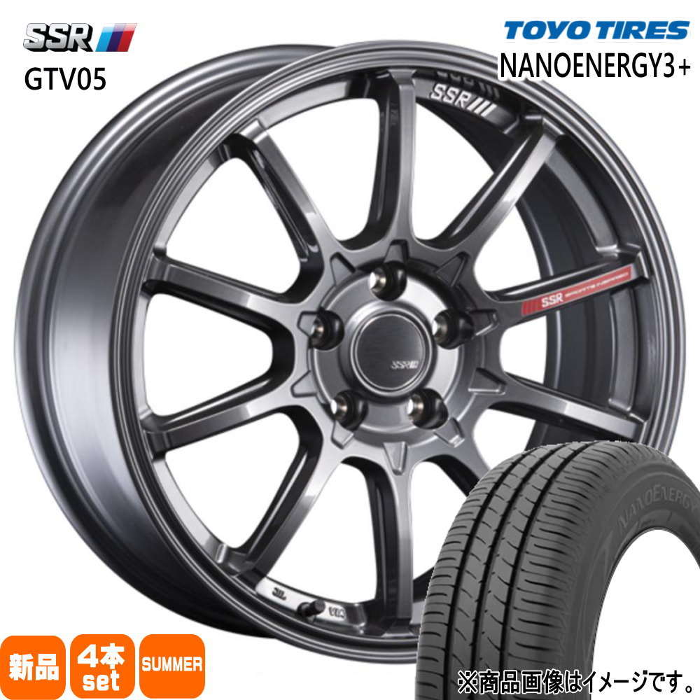 86 BRZ プリウス etc トーヨータイヤ ナノエナジー3+ 215/40R18 夏タイヤ SSR GTV05 7.5J 5穴 5/100  18インチ : gtv05-gm-1875455100-ne03p-2154018 : タイヤショップ78 - 通販 - Yahoo!ショッピング