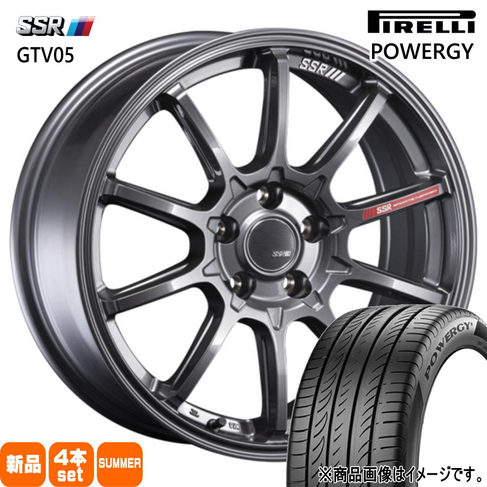 CX-5 CX-8 エクストレイル T32 ピレリ POWERGY 225/60R18 夏タイヤ SSR GTV05 7.5J 5穴 5/114.3  18インチ : gtv05-gm-1875455114-powergy-2256018 : タイヤショップ78 - 通販 - Yahoo!ショッピング