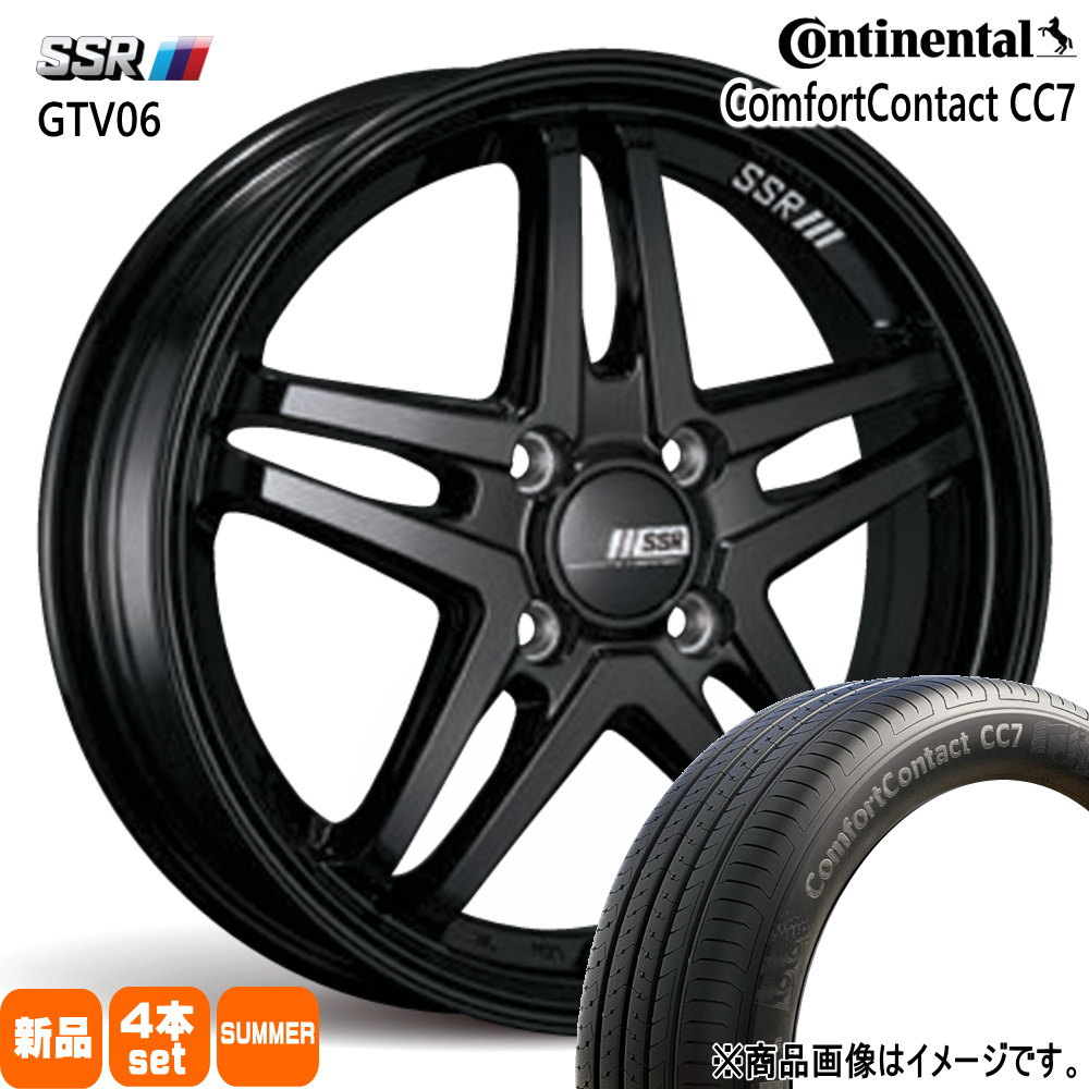 軽自動車 N BOX タント スペーシア デイズ コンチネンタル 165/55R15 75V ComfortContact CC7 夏用 サマータイヤ GTV06