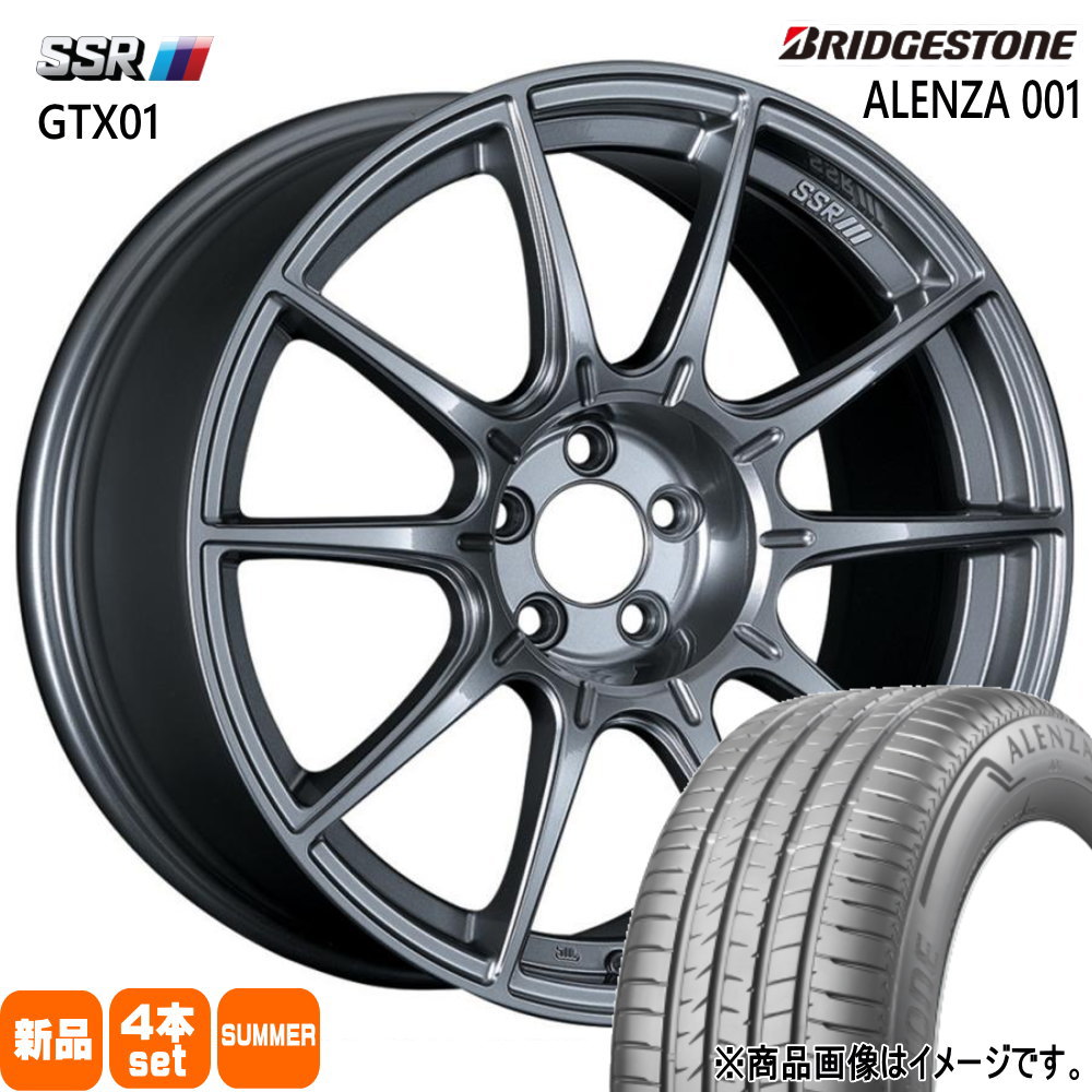 トヨタ 60系 ハリアー ブリヂストン ALENZA 001 235/55R18 夏タイヤ SSR GTX01 8.5J 5穴 5/114.3  18インチ : gtx01-ds-1885385114-bs001-2355518 : タイヤショップ78 - 通販 - Yahoo!ショッピング