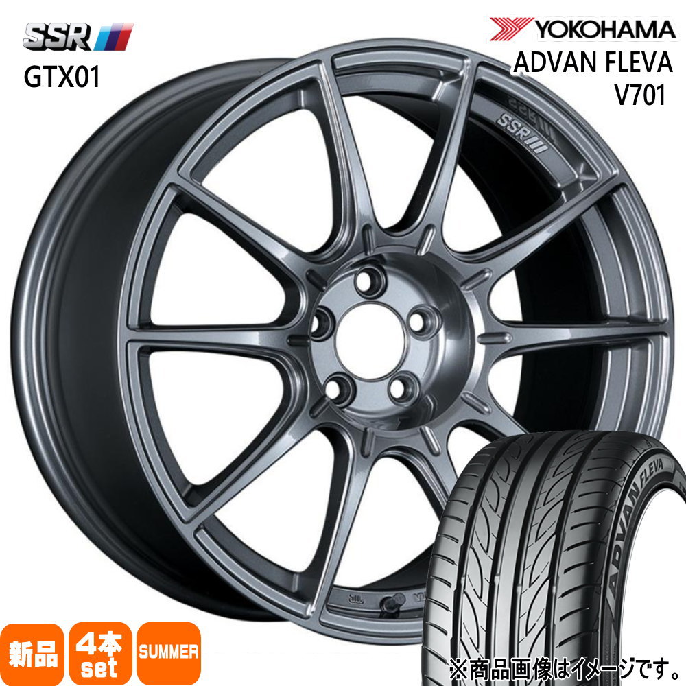 日産 GT R R34 ヨコハマ アドバン フレバ V701 245/35R19 夏タイヤ SSR GTX01 10.5J 5穴 5/114.3 19インチ : gtx01 ds 19105225114 v701 2453519 : タイヤショップ78