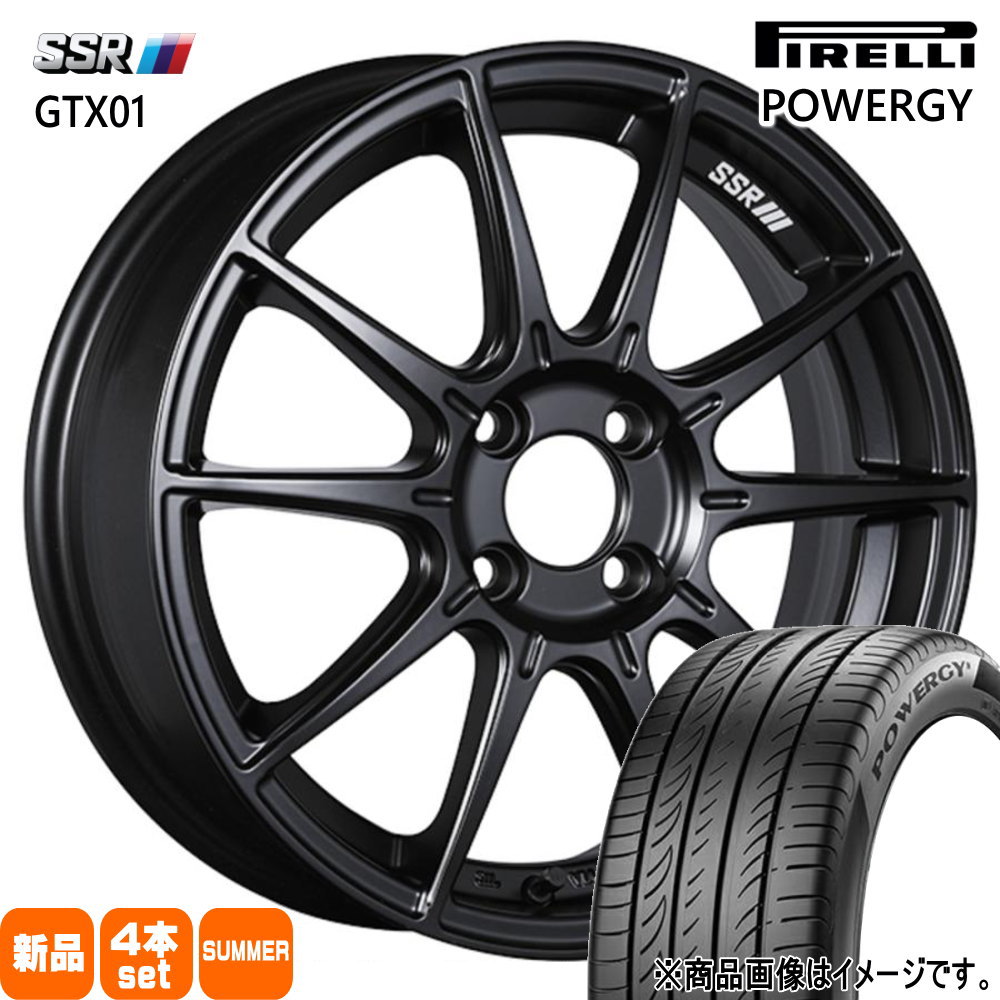 アクア ヴィッツ スペイド フィット スイフト ピレリ POWERGY 175/65R15 夏タイヤ SSR GTX01 6.0J 4穴 4/100  15インチ : gtx01-fb-1560454100-powergy-1756515 : タイヤショップ78 - 通販 - Yahoo!ショッピング