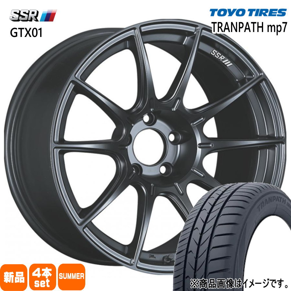 フォレスター SG系 トーヨータイヤ トランパス mp7 215/55R17 夏タイヤ SSR GTX01 7.0J 5穴 5/100 17インチ : gtx01 fb 1770505100 mp7 2155517 : タイヤショップ78