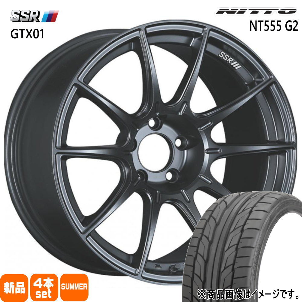 スバル WRX STI /VAB NITTO ニットー NT555G2 245/40R18 夏タイヤ SSR GTX01 8.0J 5穴 5/114.3 18インチ : gtx01 fb 1880455114 nt55g2 2454018 : タイヤショップ78