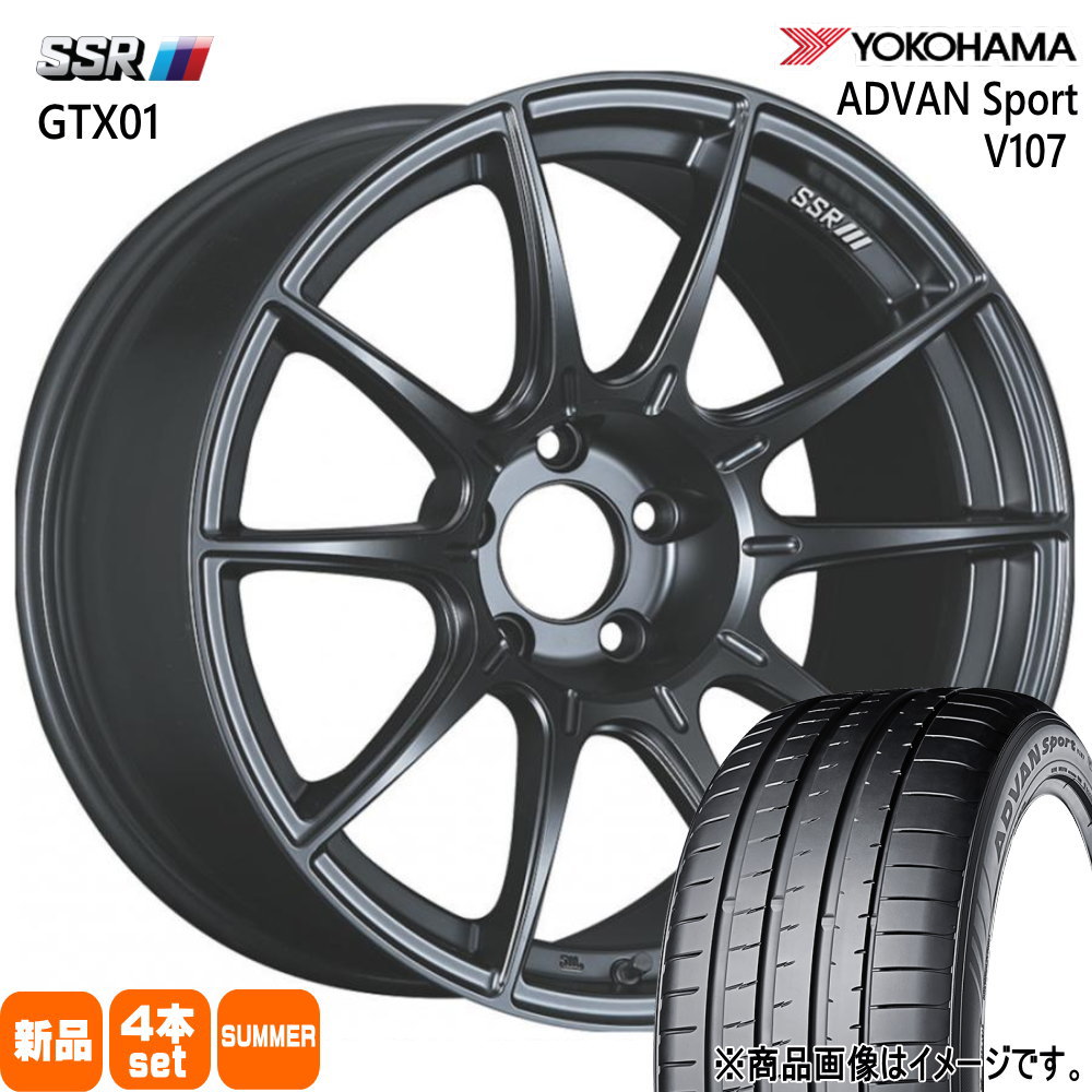 マークX ヨコハマ ADVAN Sport F:235/40R19 R:265/35R19 夏タイヤ SSR GTX01 F:8.5J R:9.5J 5穴 5/114.3 19インチ : gtx01 fb 19853895355114 v107 235402653519 : タイヤショップ78