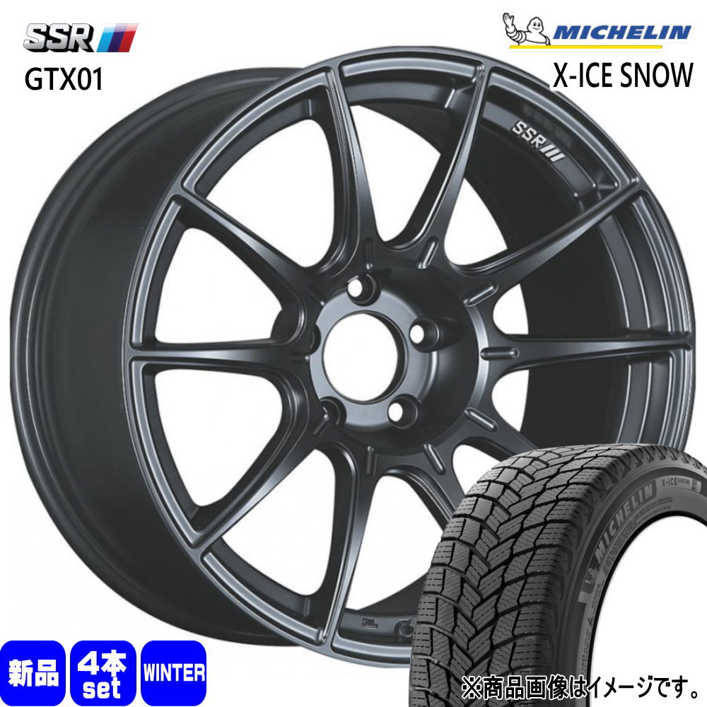 スバル WRX STI /VAB ミシュラン X-ICE SNOW 245/40R18 冬タイヤ SSR GTX01 8.0J 5穴 5/114.3  18インチ : gtx01-fb-1880455114-xicesn-2454018 : タイヤショップ78 - 通販 - Yahoo!ショッピング