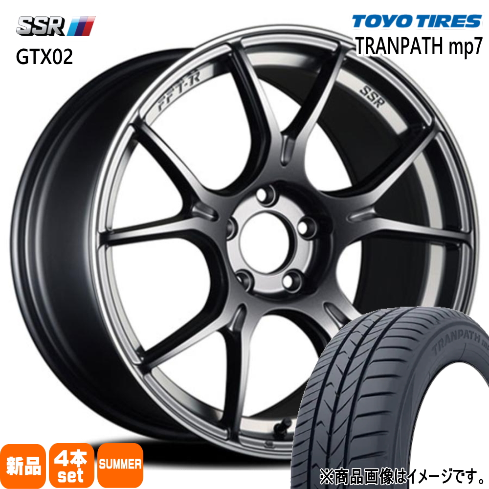 オデッセイ ヴェゼル トーヨータイヤ トランパス mp7 215/55R17 夏タイヤ SSR GTX02 7.0J 5穴 5/114.3 17インチ : gtx02 ds 1770535114 mp7 2155517 : タイヤショップ78