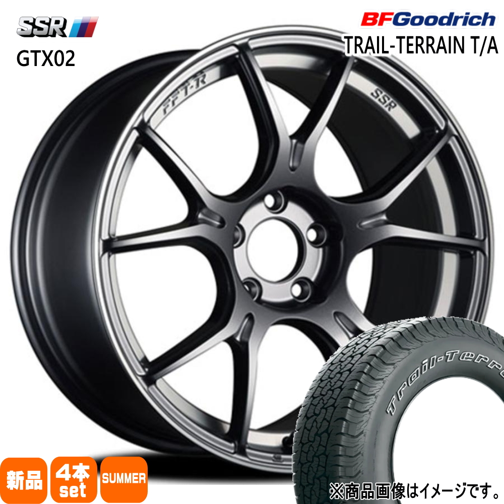 トヨタ RAV4 ハリアー /三菱 アウトランダー  BFグッドリッチ 225/65R17 102T TRAIL-TERRAIN T/A 夏用 サマータイヤ GTX02 17インチ