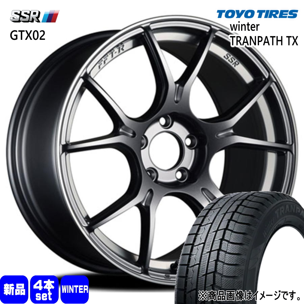 CX-5 CX-8 エクストレイル T32  トーヨータイヤ 225/60R18 100Q WinterTRANPATH TX 冬用 スタッドレスタイヤ GTX02 18インチ