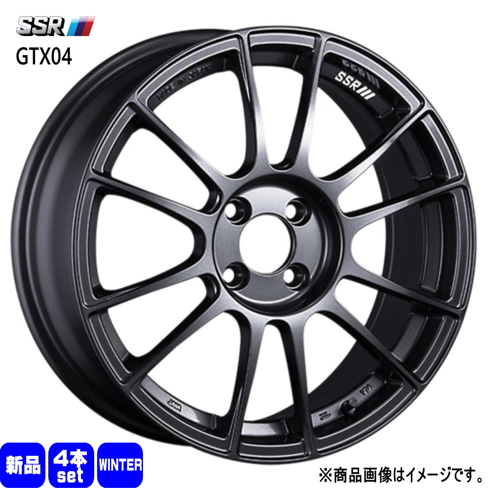 NDロードスター ヤリス アクア フィット 輸入スタッドレスタイヤ 195/50R16 冬タイヤ SSR GTX04 6.5J 4穴 4/100  16インチ : gtx04-gm-16654540-ywtire-1955016 : タイヤショップ78 - 通販 - Yahoo!ショッピング