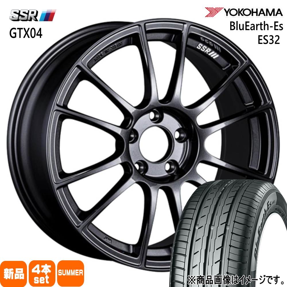 CH R ヴェルファイア エルグランド E51 ヨコハマ BluEarth Es ES32 215/60R17 夏タイヤ SSR GTX04 8.0J 5穴 5/114.3 17インチ : gtx04 gm 17804551 es32 2156017 : タイヤショップ78