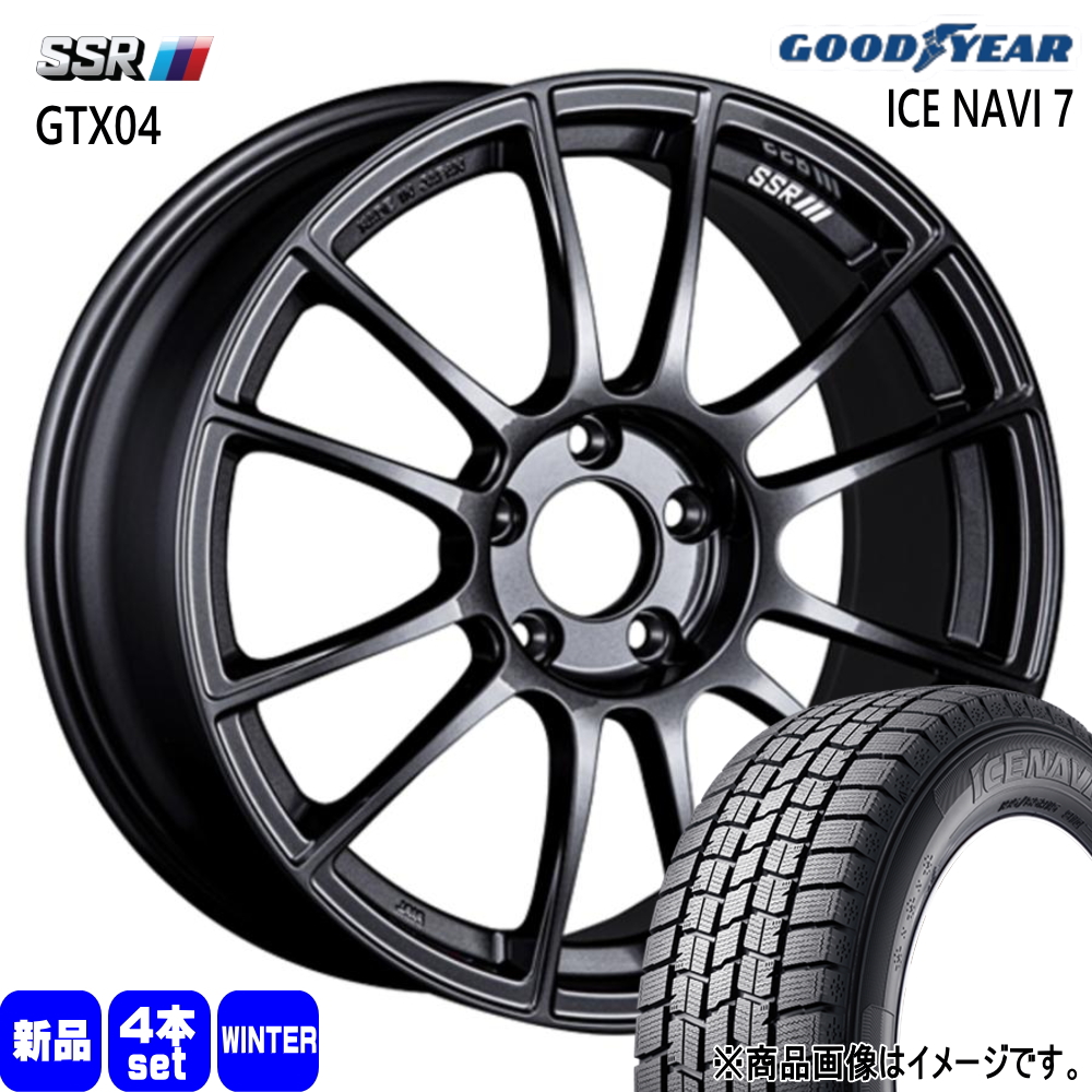 60系 プリウス カムリ ジューク グッドイヤー 215/55R17 94Q ICE NAVI 7 冬用 スタッドレスタイヤ GTX04 17インチ